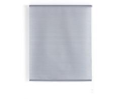 Blindecor Store Enrouleur L200 Translucide-Rayures 120 x 180 cm Gris