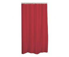 Douceur dInterieur 6RD150RO Vitamine Rideau de Douche PEVA Rouge 0,01 x 180 x 200 cm