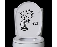 TATOUTEX Stickers Calvin - Violet, L 15cm x H 19cm