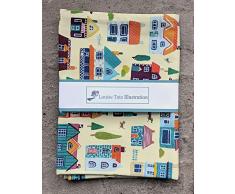 Louise Tate Torchon Maison Illustration 74 cm x 48 cm