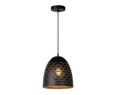 Lucide GALLA - Suspension - Ã 25,5 cm - Noir