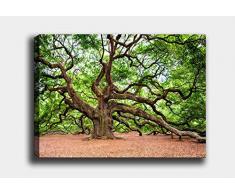 Bonamaison Peinture sur toile, multicolore, 30 x 40 cm - ConÃ§u et fabriquÃ© en Turquie