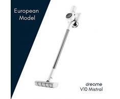 Dreame V10 Mistral - Aspirateur Balai Sans Fil, Modèle européen, Technologie de réduction du bruit, 100.000 tr/min, 60 min