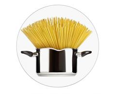 Wenko 53930100 Dessous de plat Croix Spaghetti en Verre Multicolore 20,3 x 22,7 x 0,8 cm