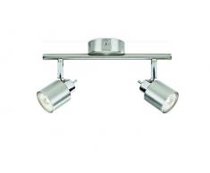 Philips meranti Lampe avec spots, sans ampoule, nickel 2 x 35 W bronze