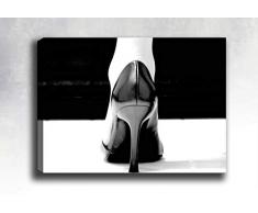 Bonamaison Peinture sur toile, multicolore, 30 x 40 cm - Conçu et fabriqué en Turquie