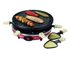 Ariete 795 Appareil à raclette Rond pour 6 Personnes Rouge