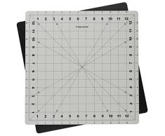 Fiskars F1020694 Rotation : 14 x 14po / 35,5 x 35.5cm Mat Cutting, Plastique, Multicolore, Tapis de découpe pivotant