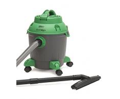 XSQUO Useful Tech Aspirateur solide et liquide WED & Dry avec fonction soft aspiromatic Power Vac de XSQUO, 1200 W, 18 litres, 80 débris, plastique