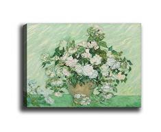 Bonamaison Peinture sur toile, multicolore, 70 x 100 cm - Conçu et fabriqué en Turquie