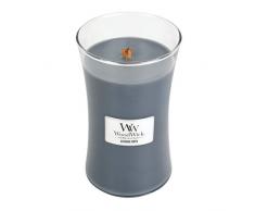 WoodWick grande bougie parfumÃ©e en jarre avec mÃ¨che qui crÃ©pite, Nuit donyx, Temps de combustion jusquÃ 130 heures