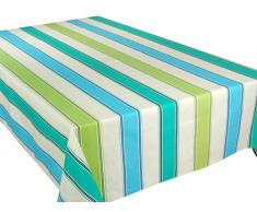 Vent du Sud 160ECLACLG Lacanau Nappe Enduite Coton Lagon 160 x 160 cm