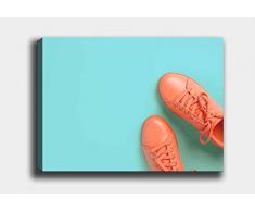 Bonamaison Peinture sur toile, multicolore, 40 x 60 cm - Conçu et fabriqué en Turquie