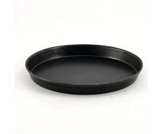 Pentole Agnelli pâtisserie et Pizza Moule à Tarte Rond pour Pizza, tôle, Bleu 30x30x2.5 cm Bleu