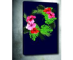 Bonamaison Peinture sur toile, multicolore, 30 x 40 cm - Conçu et fabriqué en Turquie