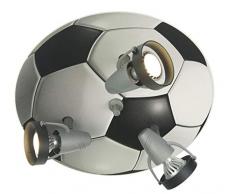 Niermann Standby 604 Plafonnier, Bois, GU10, Football, 35 x 35 x 15 cm