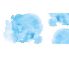 Papier Peint dÃ©co trompe loeil NUAGE BLEU 6 x 2,70 m | DÃ©co murale XXL QualitÃ© HD Scenolia