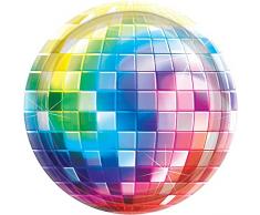 amscan Assiettes Disco (x8)