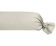 Vent Du Sud Taie de traversin, Coton, Ficelle, 190x43 cm