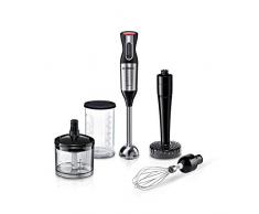 Bosch ErgoMixx Style MS6CM6155 Mixeur plongeant 1000 W, mixeur Ã purÃ©e, hachoir, acier inoxydable/noir