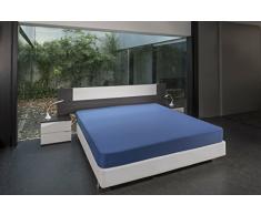 Bsensible Tencel Drap housse protecteur pour lit articulÃ© pied et tÃªte Bleu azur 90+90 x 200