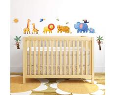 RoomMates Stickers muraux repositionnables Enfant Jungle