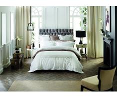 Sheridan King 100% Coton satinÃ© Whitfield Housse de Couette Blanc