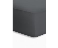 Schlafgut Jersey-Elasthan Boxspring Drap housse Coton, Titane, 220 x 125 cm