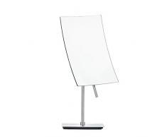 blomus Miroir de courtoisie Vista Acier plaqué Nickel, Verre, Argent, 14 x 11 x 28,5 cm