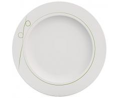 Ornamin Assiette Plate Ã 22 cm Esprit Vert MÃ©lamine (ModÃ¨le 1203) / assiette Ã dessert, assiette Ã petit-dÃ©jeuner