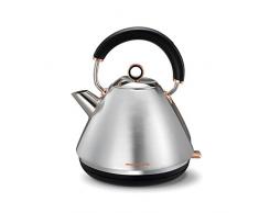 Morphy Richards 102105 Bouilloire Accents Noire Inox Gold, Métal, Argent