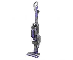 BLACK+DECKER CUA625BHP-QW, Aspirateur Balai sans Fil spécial allergies-21,6 V-Autonomie : 60 Min 3 Longue Brosse et 1 Sangle, Violet, 47,6 Airwatts, 47.6 W, 1 Liter