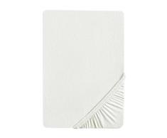 Biberna 77155/019/087 Drap Housse en Jersey Stretch pour un Lit Natural 180 x 200 cm à 200 x 200 cm