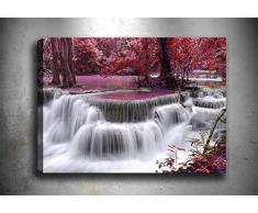 Bonamaison Peinture sur toile, multicolore, 30 x 40 cm - Conçu et fabriqué en Turquie