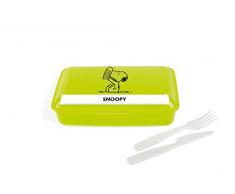 Excelsa Peanuts rÃ©cipient avec Couverts Snoopy, Vert