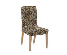 Martina Home Tiffany Pack de Pochettes de Chaise avec Dossier, Tissu, Multicolore, 24Â x 30Â x 6Â cm, Lot de 2