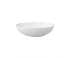 Villeroy & Boch New Cottage Basic Plat creux de service, 26 cm, Porcelaine Premium, Blanc