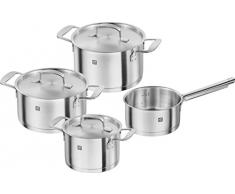 Zwilling 66380-001-0 Base Batterie de Cuisine Acier Inoxydable Inox Mat 4 pièces