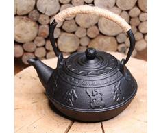 Tea Soul B6021210 Théière en Fonte Noir 500 ML, Porcelaine, None