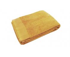 Blanc des Vosges Eponge Unie Drap de Douche Coton Curry 70 x 140 cm