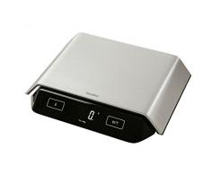 Terraillon Balance de Cuisine, Tare, Liquid Conversions, Anti-poussière Revêtement, capacité de 10 kg, Supreme, Argent/Noir