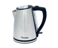 Bestron AF7200 Coffee & Tea Bouilloire sans Fil 1,2 L Inox