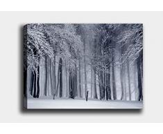 Bonamaison Peinture sur toile, multicolore, 40 x 60 cm - ConÃ§u et fabriquÃ© en Turquie