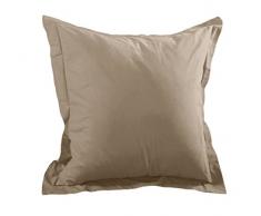 Lovely Casa T14820016 Alicia Taie avec Volant Coton Ficelle 65 x 65 cm