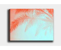 Bonamaison Peinture sur toile, multicolore, 70 x 100 cm - Conçu et fabriqué en Turquie