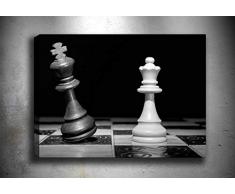 Bonamaison Peinture sur toile, multicolore, 30 x 40 cm - Conçu et fabriqué en Turquie