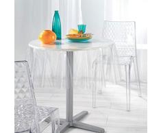 dÃ©corline nappe cristal ronde (0)140cm 15/100e paillettes argent