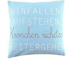 La Finesse - Housse de Coussin carrÃ©e dÃ©corative 50 x 50 cm pour la Maison en Coton pour Salon, canapÃ©, Chambre Ã Coucher, Tissu colorÃ©, Taille Unique