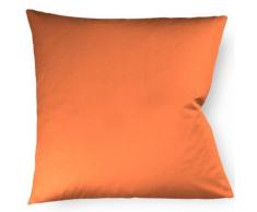 Fleuresse Taie doreiller Couleurs 9100-5215, 40x40 cm Satin Maco Couleur Terre, 100% Coton, avec Fermeture Ã©clair