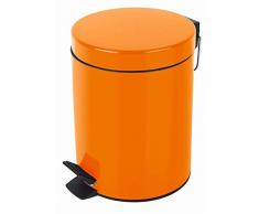 Spirella Poubelle Sydney Orange 5 l